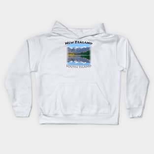 New Zealand - South Island, Lake Matherson Kids Hoodie